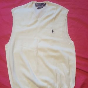 Polo by Ralph Lauren white sweater vest